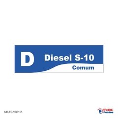 Adesivo Diesel S-10 Comum / AID-TR-VB0155