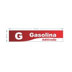 Adesivo Gasolina Aditivada / AID-TR-VB0160 - comprar online