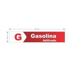 Adesivo Gasolina Aditivada / AID-TR-VB0296 - comprar online