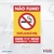 Placa Não Fume 420x305mm - SSMA04