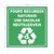 Placa Sacolas Reutilizaveis Verde / PSD-TR-PL0006 - comprar online