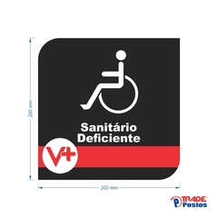 Placa Sanitário Deficientes / PSD-VM006