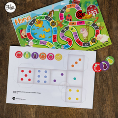 La granja Juego de Mesa Imprimible. Incluye dado y fichas en internet
