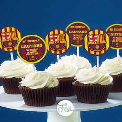 Kit Imprimible Barcelona Cumple Candy y Deco Personalizado en internet