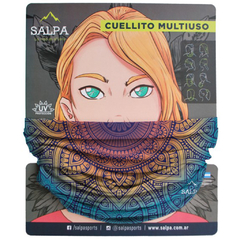 Cuello Salpa Mandala azúl modal - comprar online