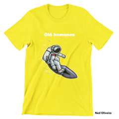 Básico/Unissex - Camiseta Astro Olá Humano - Canal Da Ned - comprar online