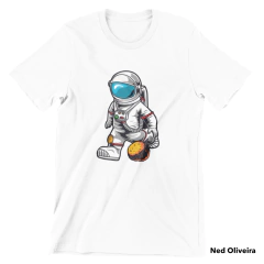 Infantil tam. 0 ao 8 e Juvenil 10 ao 16 - Camiseta AstroFut - Canal da Ned - SPACE TODAY STORE