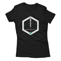 Camiseta Starship Test Flight - SPACE TODAY STORE