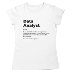 Camiseta - Data Analyst Dictionary - SPACE TODAY STORE
