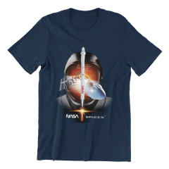 Camiseta Crew Dragon Demo-2 Vermelha