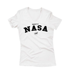 Camiseta Gola V Property of Nasa