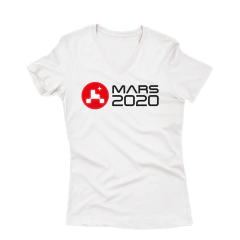 Camiseta Gola V Rover Perseverance da Missão Mars 2020 - SPACE TODAY STORE