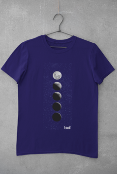 Infantil tam. 0 ao 8 e Juvenil 10 ao 16 - Camiseta Fases da Lua - Canal da Ned