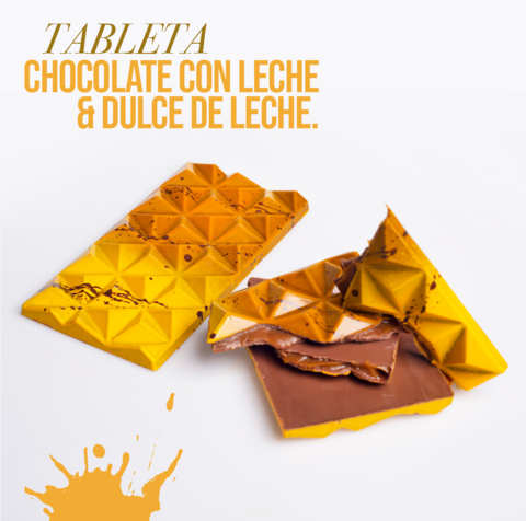 Tableta De Dulce de Leche con Chocolate Leche