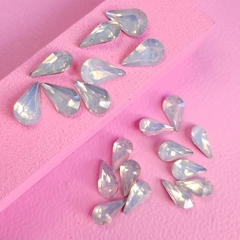 Cristales Perla 6x10 mm | x2 | Opal White