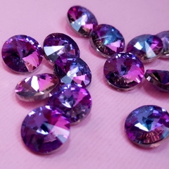 Cristales - (X2) Rivoli 10 mm - Purple AB en internet