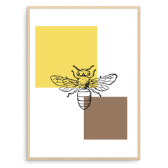 Quadro Geo abelha - Inspira Decore