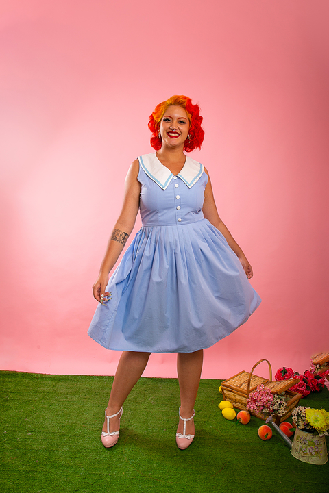 Vestido Barbie Girl Sob Medida - Rainbow Pin Up Store