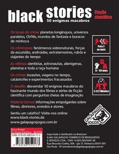 Black Stories Ficção Científica - Galápagos Jogos - comprar online