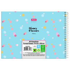 Caderno de Cartografia/Desenho Plus (Milimetrado) Classics Disney 1 na internet