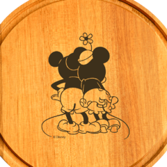 Prato em madeira Mickey e Minnie Wood - comprar online