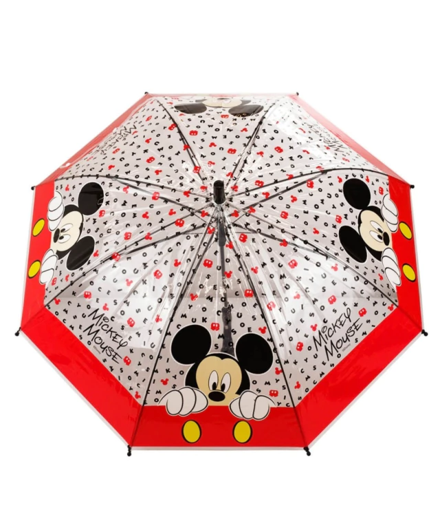 Guarda Chuva Infantil Transparente Letras Mickey - Disney