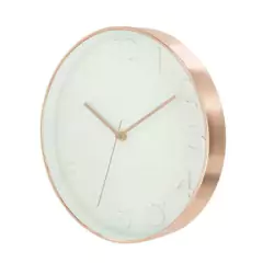 Reloj de Pared Cobre - Trendy Store- Regaleria. Tienda de Deco y Bazar.