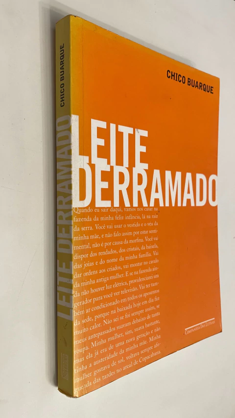 Leite derramado / Texto en portugués - Chico Buarque