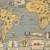Mapa-mundi Cuadro planisferio Maravillas del mundo