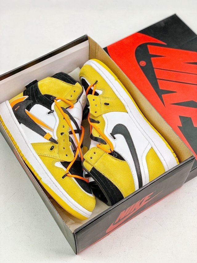 Deportivas Nike x off-white Amarillo talla 44 EU de en Lona - 22157697