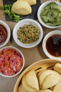 BOX Baos orientales de Panceta braseada - Platos Listos