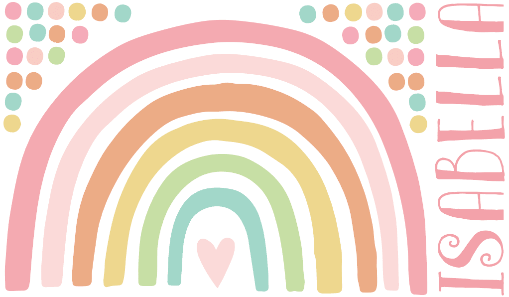 pic Arcoiris Color Pastel Png Sin Fondo pastel personalizado nena extra grande