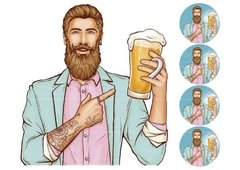STICKERS Hombre 1404