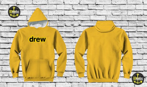 drew orange moletom com capuz