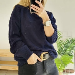 Sweater Candelaria Azul - comprar online