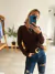 Sweater Amelia chocolate - comprar online