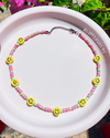 Smiley Minty Pink | Collar