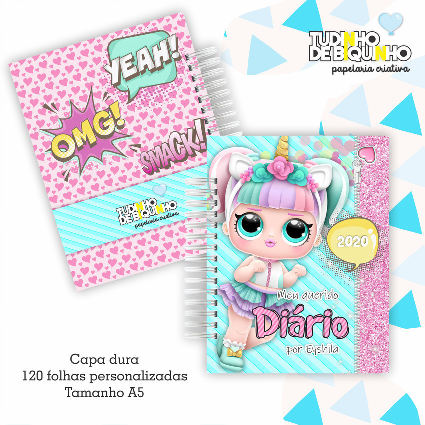 Capa Livro Colorir Lol Surprise + 20 folhas (Arte Digital)