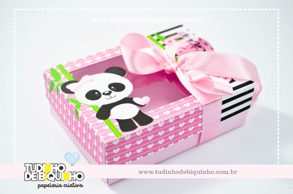 Livro colorir lembrancinha personalizado Panda menina