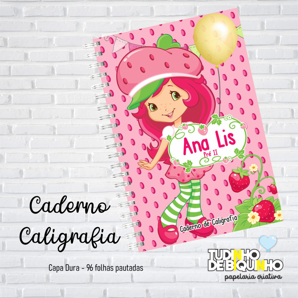 Caderno de Caligrafia A5 no Tema Dragon Ball Z