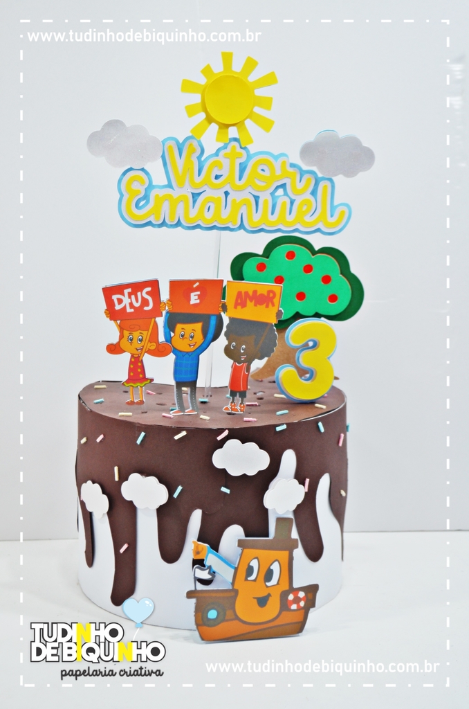 Topo de bolo/ Topper para bolo aniversário Minecraft Personalizado com  nome+idade em camadas