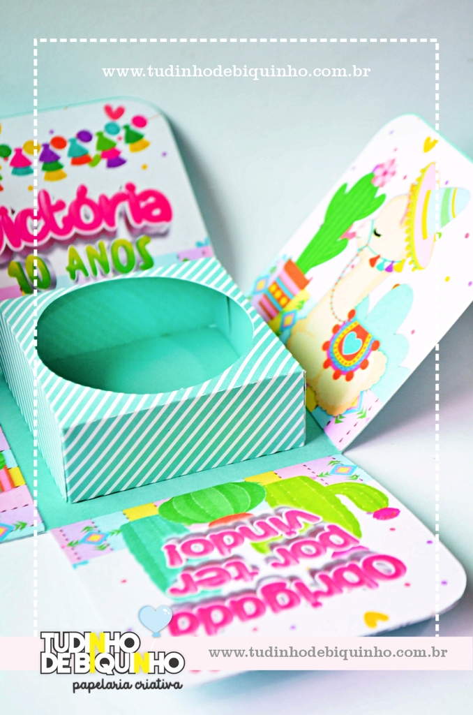 Kit 20 Unidades de Porta Bis Duplo - Tema Ursinha Princesa - Mimo