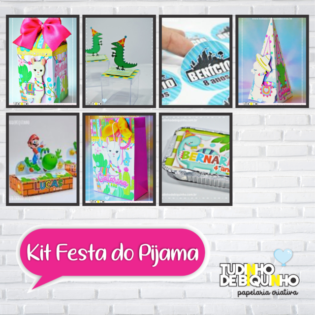 Kit Festa do Pijama - Comprar em Tudinho de Biquinho