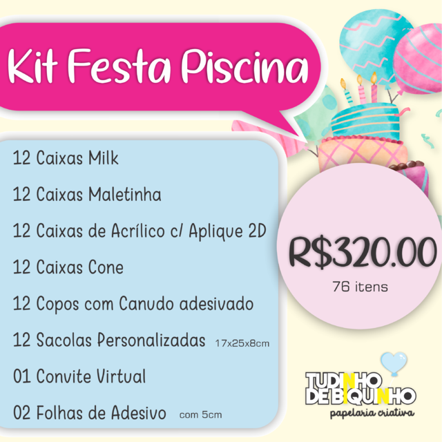 Kit festa Decoração em casa Roblox + BRINDE