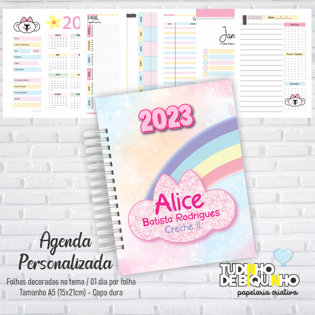 Agenda Escolar - TEMA A ESCOLHER