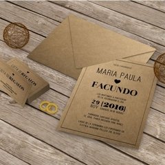 Invitación de Casamiento en Sobre A5 (120 grs) - comprar online