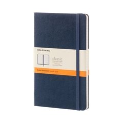 Cuaderno Moleskine Classic Large Tapa Dura Azul Rayado