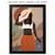 quadro boho mulher, quadro terracota