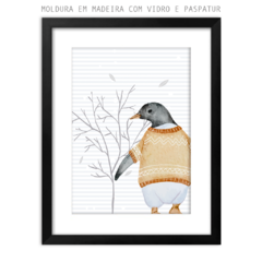 Quadro - Pinguim - CASA DA GINA - Quadros, capachos, porta-retratos, produtos personalizados