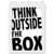 Quadro - Think Outside the Box na internet